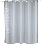 TOM TAILOR 180x200 Duschvorhang Antischimmel Grey Waschbar Badewanne Dusche -...