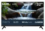 SABA SA32Z1QF QLED Fernseher 32 Zoll Smart TV webOS Full HD Aufl&ouml;sung...