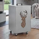 Pelletbeh&auml;lter MCW-Q30 Hirsch, Pelletbox Aufbewahrungsbox f&uuml;r z.B. Tierfutter,