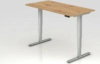 B&uuml;ro Schreibtisch Stehtisch h&ouml;henverstellbar 160x80 cm Modell XDSM16 mit
