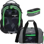 Schulrucksack 3 Teile Set Jungen Elephant Hero Signature Rucksack Schulmappe...
