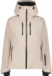 CMP Damen Stretch Skijacke Clima Protect mit Kapuze beige 34