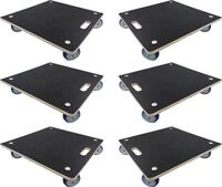 Mega Deal 6x Profi Transportroller HERCULES | BxT 58x58 cm | Traglast 300 kg | 4