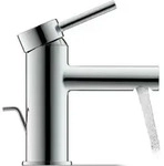 Duravit Waschtisch-Einhebelmischer S Circle m Zugst.Abl.Gar., Ausl. 100mm, chr hgl -
