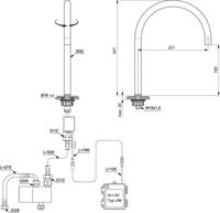 IDEAL STANDARD A7832XG Ber&uuml;hrungslose Waschtischarm. Solos