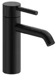 Herzbach DEEP BLACK Waschtisch-Einlochbatterie M-Size 130mm ohne Ablauf Schwarz matt