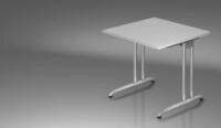 Schreibtisch lichtgrau 800x800 mm
