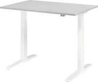 Sitz-Steh-Schreibtisch XMKA12, 1200 x 800 x 700-1200 mm, grau/wei&szlig;