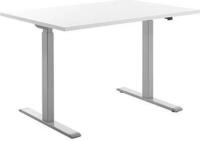 Topstar E-Table elektrisch h&ouml;henverstellbarer Schreibtisch wei&szlig; rechteckig,