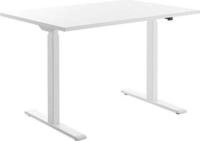 Topstar E-Table elektrisch h&ouml;henverstellbarer Schreibtisch wei&szlig; rechteckig,