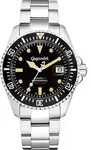Gigandet Automatikuhr Edelstahl Silber Schwarz Sea Ground - G2-007