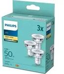 Philips Spot 50W PAR16 GU10 x3, 4,6 W, 50 W, GU10, 355 lm, 15000 h, Warmwei&szlig;