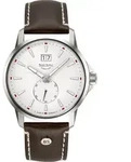 Bruno S&ouml;hnle 17-13158-241 Herren-Armbanduhr, Edelstahl-Geh&auml;use, Leder-Armband -