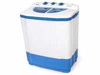 Mini-Waschmaschine 4,5 kg mit Wäscheschleuder 3,5 kg - weiß