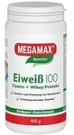 MEGAMAX Nutrition Eiwei&szlig; 100 Pulver Erdbeer-Geschmack, 400 g Pulver