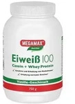 MEGAMAX Nutrition Eiwei&szlig; 100 Pulver Vanille-Geschmack, 750 g Pulver