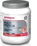Sponser Sport Food Multi Protein CFF, Pulver, Molkenproteinkonzentrat, Erdbeere,