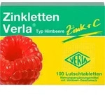 Zinkletten Verla Typ Himbeere Tabletten, 100 St. Tabletten