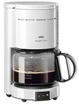 Braun KF 47/1 WH, Filterkaffeemaschine, Gemahlener Kaffee, 1000 W, Wei&szlig;