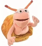 Living Puppets&reg; Handpuppe Schnecke Finchen Sesamstrasse SE305 35 cm - Rosa