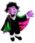 Living Puppets Handpuppe Graf Zahl Sesamstrasse 65 cm SE106