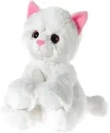 Heunec MISANIMO Glitter-Kitty Babykatze wei&szlig; Gr&ouml;&szlig;e 24 cm - Wei&szlig;