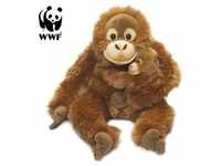 WWF Plüschtier Orang-Utan Mutter mit Baby (25cm) lebensecht Kuscheltier...