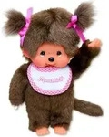 Monchhichi Classic Girl pink, ca. 20cm"" - Bunt