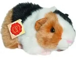 Meerschweinchen 3-farbig, ca. 20 cm, 1St&uuml;ck - Schwarz/Braun/Wei&szlig;