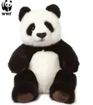 WWF - Pl&uuml;schtier - Panda (sitzend, 22cm) lebensecht Kuscheltier Stofftier B&auml;r -