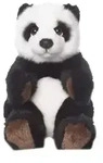 Pl&uuml;schtier WWF Panda, sitzend, 15cm - Schwarz