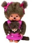 Monchhichi Mother Care Pink Girl, 20 cm, 1St&uuml;ck - Rosa