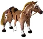 Heunec PFERD Cowboy Style stehend mit Sound Gr&ouml;&szlig;e 80 cm - Braun
