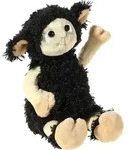 Heunec 766679 - Friendsheep Blacky Moonlight, 21 cm, [Mc] - Schwarz