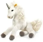 Steiff Starly dangling unicorn, Einhorn - Wei&szlig;