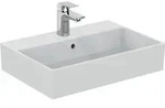 IS Waschtisch Strada, 1 Hl., m.&Uuml;l., 600x420x145mm, Wei&szlig; - Wei&szlig;