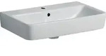 Geberit Renova Compact WT, 600x370mm, mit Hahnloch, mit &Uuml;berlauf, 1 Stk. - Wei&szlig;