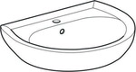 Geberit 223060010 Renova Waschtisch, 60x49cm - Grau