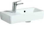 GEBERIT Handwaschbecken Renova Compact Ablage links 50 cm wei&szlig; 276350000 - Wei&szlig;