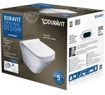 Duravit DuraStyle Wand-WC Rimless Set + WC-Sitz mit Absenkautomatik, inkl....