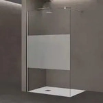 doporro Luxus Duschwand f&uuml;r Dusche Duschabtrennung 140x200cm Walk-In Dusche 8mm