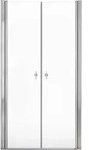 HOME DELUXE - Duschabtrennung LAVEA - Klarglas - Ma&szlig;e: 75 x 195 cm - 6 mm