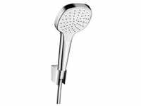 hansgrohe Brauseset CROMA SELECT E 1jet Isiflex Brauseschlauch 1600 mm weiß/chrom