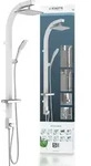 SCH&Uuml;TTE Duschpaneel MADAGASKAR, Duschsystem mit Regendusche ohne Armatur,