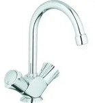 Grohe Costa Zweigriff-Waschtischbatterie chrom - 21375001 - Silber