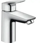 Hansgrohe Logis Waschtischmischer 100 Chrom ohne Ablaufgarnitur - Silber