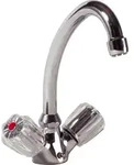 aquaSu&reg; Zweigriffmischer Standard Plus f&uuml;r Waschtisch | Niederdruck | Chrom 