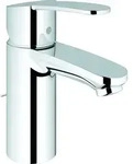 Grohe Waschtischbatterie Eurostyle Cosmopol. EcoJoy mit Kette verchromt - Silber