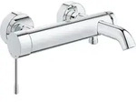 Grohe Wannen-Hebelmischer Essence NEU Wandmontage, eigensicher verchromt - Silber