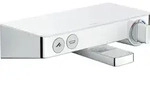 Hansgrohe Thermostat ShowerTablet Select 300 Wanne Aufputz Weiss / Chrom - Silber